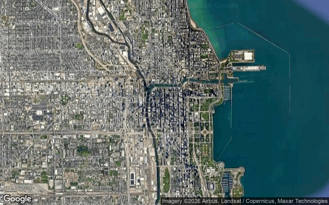 Aerial view of Chicago, Illinois