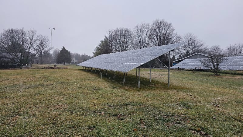 Ground mount solar array
